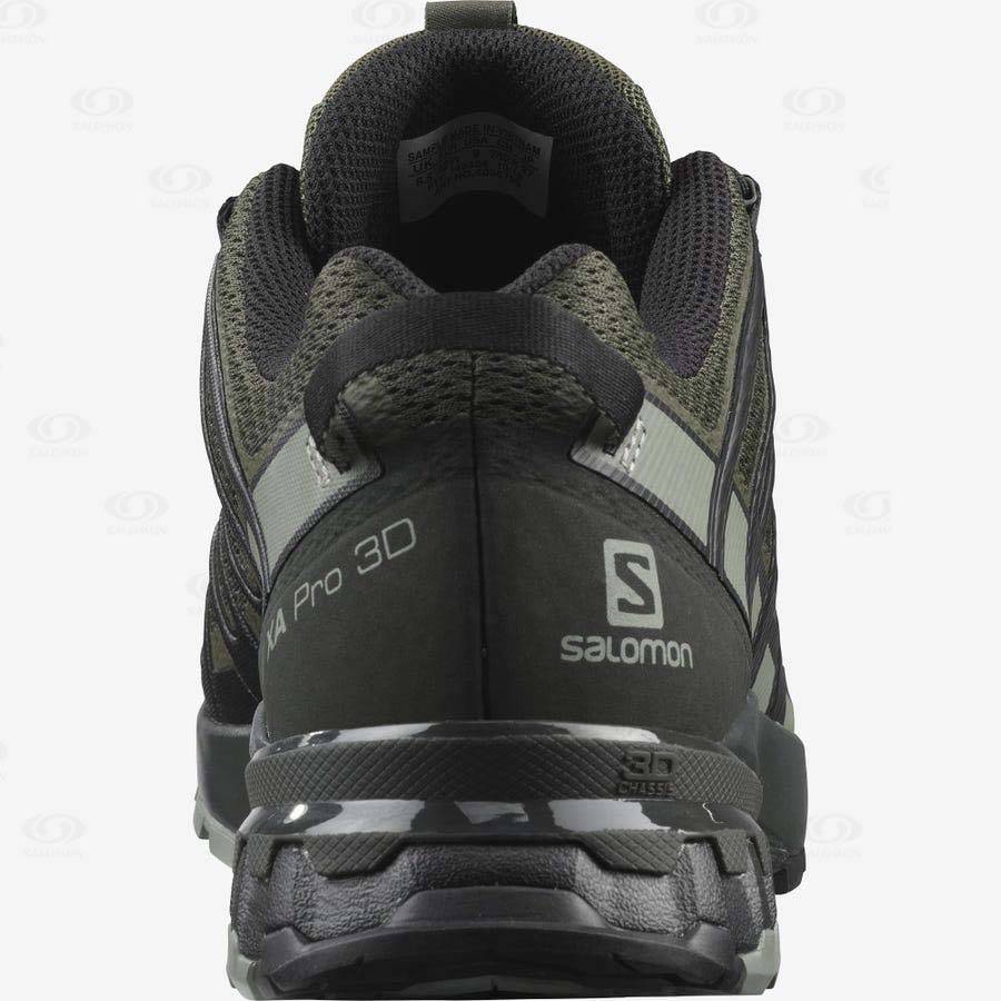 Salomon XA PRO 3D v8 Vandringsskor Herr Svarta Olivgröna | SE-O1686