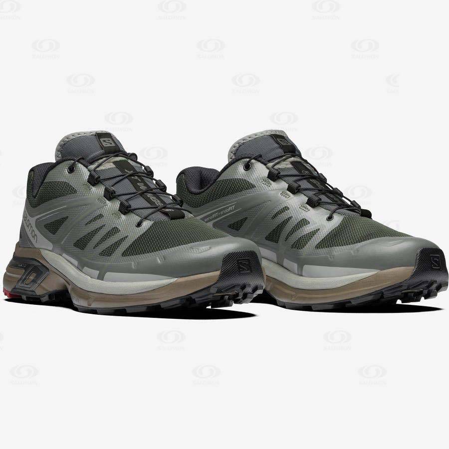 Salomon XT-WINGS 2 ADVANCED Sneakers Dam Olivgröna | SE-W2740