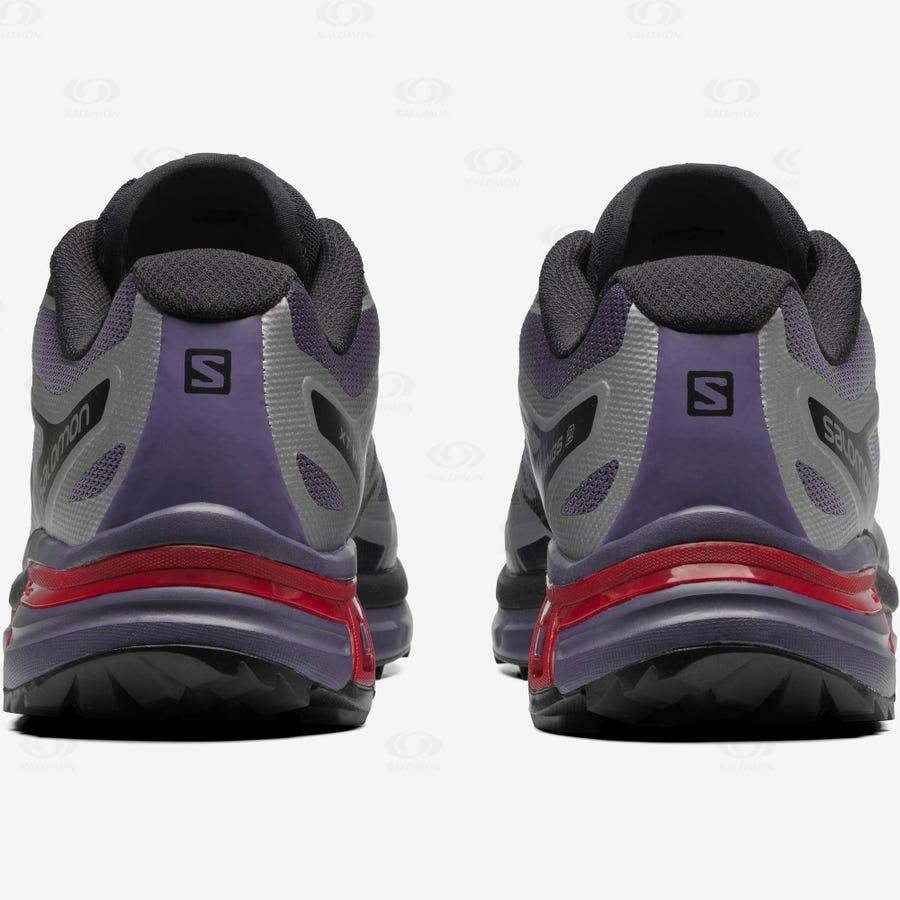 Salomon XT-WINGS 2 Sneakers Dam Silver Lila | SE-O1427