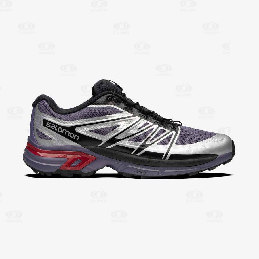 Salomon XT-WINGS 2 Sneakers Dam Silver Lila | SE-O1427