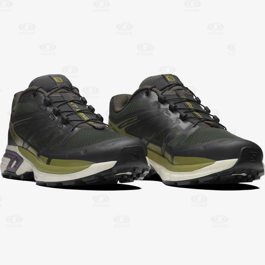 Salomon XT-WINGS 2 Sneakers Dam Svarta Olivgröna | SE-O2566