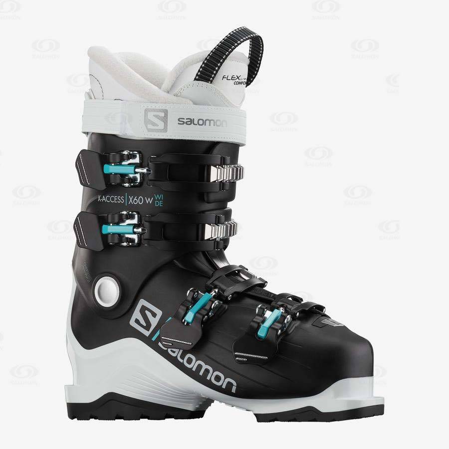 Salomon X ACCESS X60 WIDE Pjäxor Dam Svarta Vita | SE-M1671