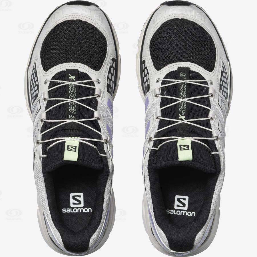 Salomon X-MISSION 3 Sneakers Dam Silver | SE-O1166