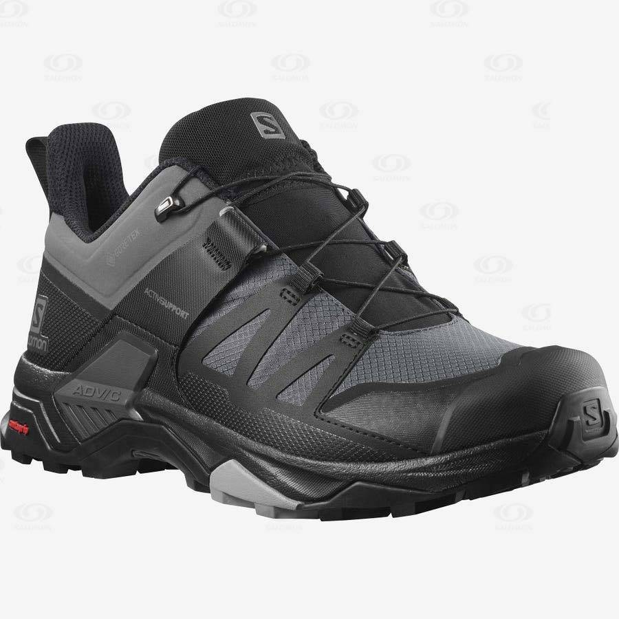 Salomon X ULTRA 4 GORE-TEX Vattentäta Skor Herr Grå Svarta | SE-L1648