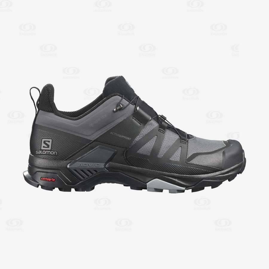 Salomon X ULTRA 4 GORE-TEX Vattentäta Skor Herr Grå Svarta | SE-L1648