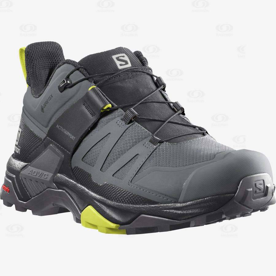 Salomon X ULTRA 4 GORE-TEX Vattentäta Skor Herr Silver | SE-M1097