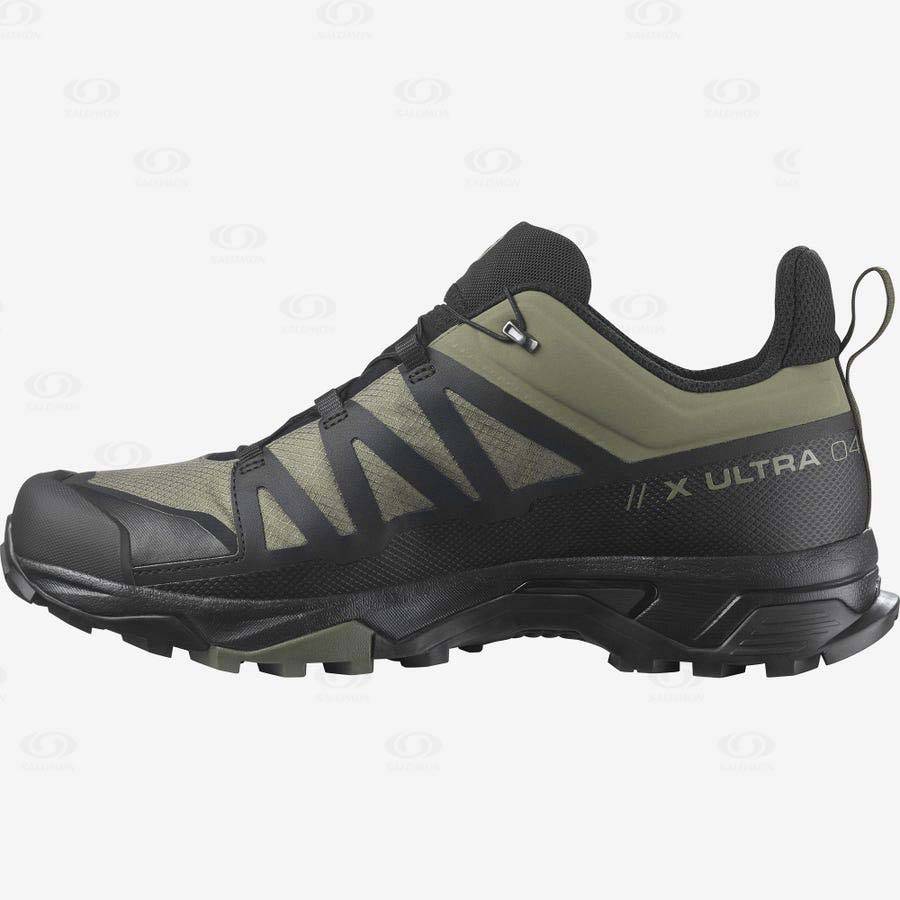 Salomon X ULTRA 4 GORE-TEX Vattentäta Skor Herr Olivgröna Svarta | SE-S1072