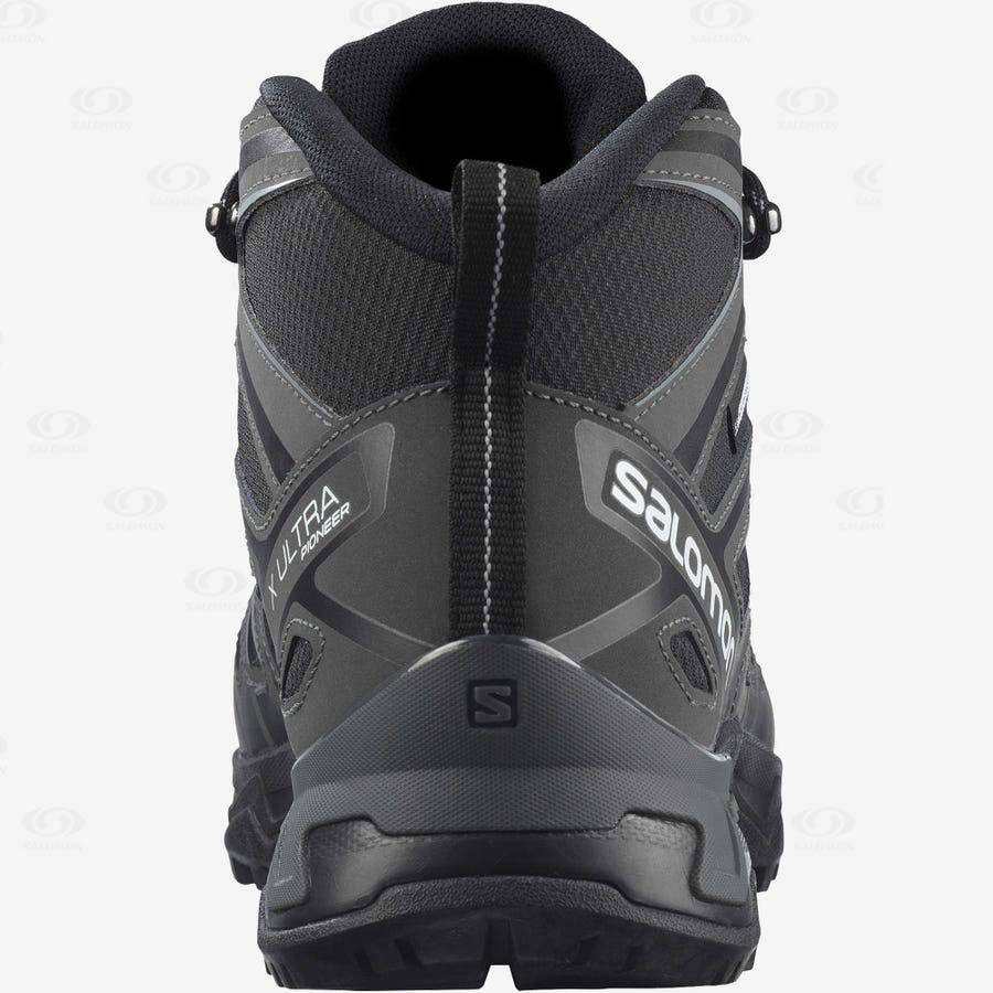 Salomon X ULTRA PIONEER MID CLIMASALOMON™ WATERPROOF Vandringskängor Herr Grå Svarta | SE-A1003