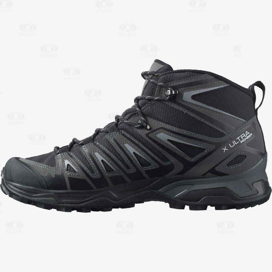 Salomon X ULTRA PIONEER MID CLIMASALOMON™ WATERPROOF Vandringskängor Herr Grå Svarta | SE-A1003