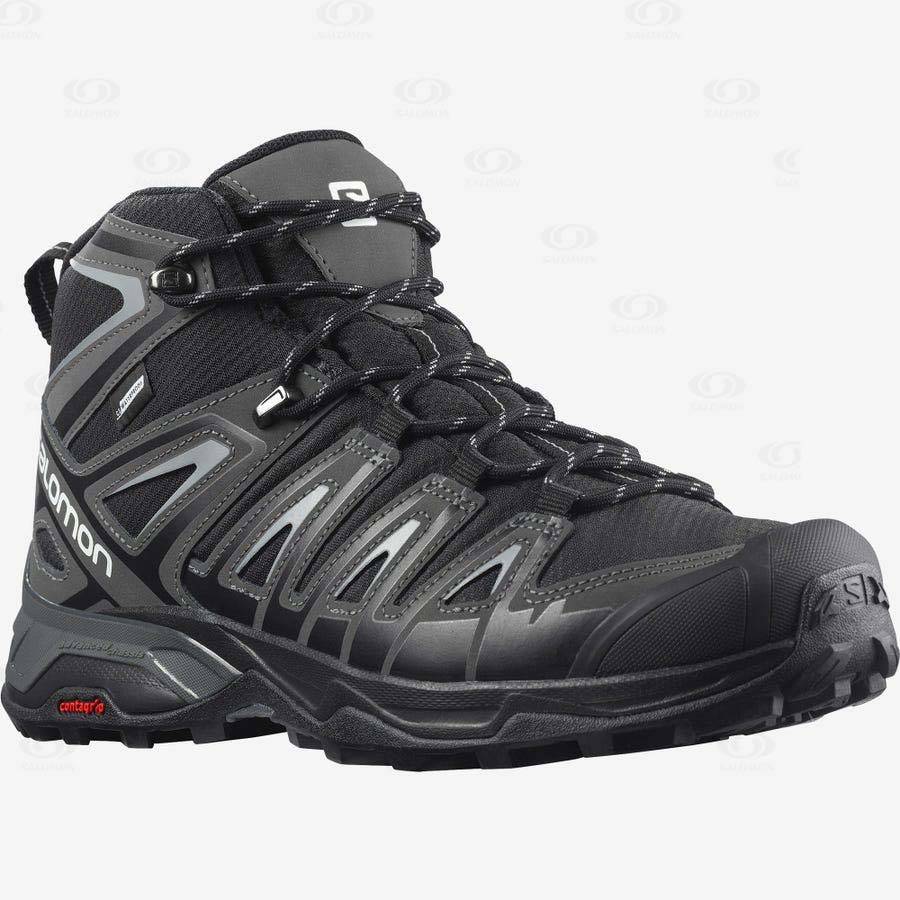 Salomon X ULTRA PIONEER MID CLIMASALOMON™ WATERPROOF Vandringskängor Herr Grå Svarta | SE-A1003