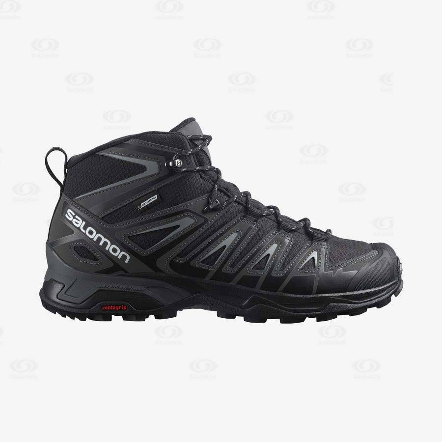 Salomon X ULTRA PIONEER MID CLIMASALOMON™ WATERPROOF Vandringskängor Herr Grå Svarta | SE-A1003