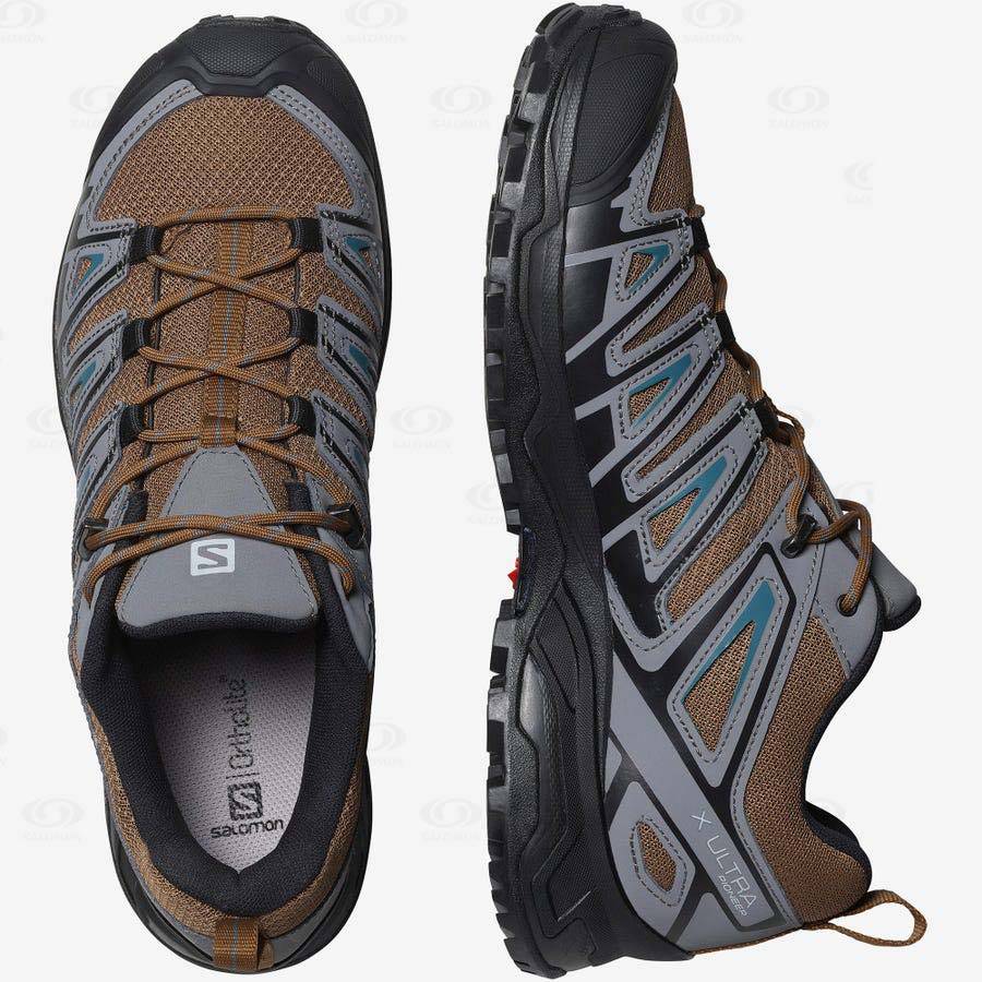 Salomon X ULTRA PIONEER Vandringsskor Herr Grå Bruna | SE-M2602