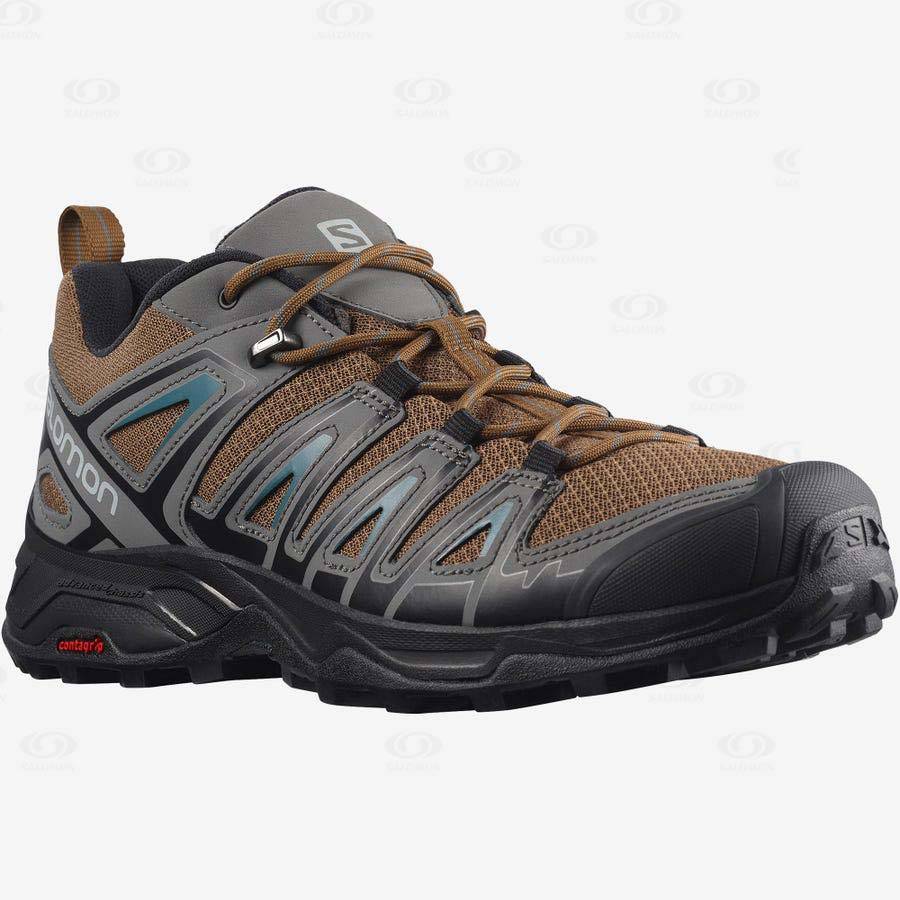 Salomon X ULTRA PIONEER Vandringsskor Herr Grå Bruna | SE-M2602