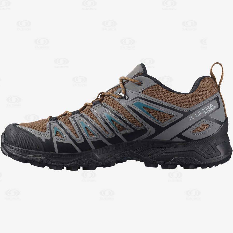 Salomon X ULTRA PIONEER Vandringsskor Herr Grå Bruna | SE-M2602