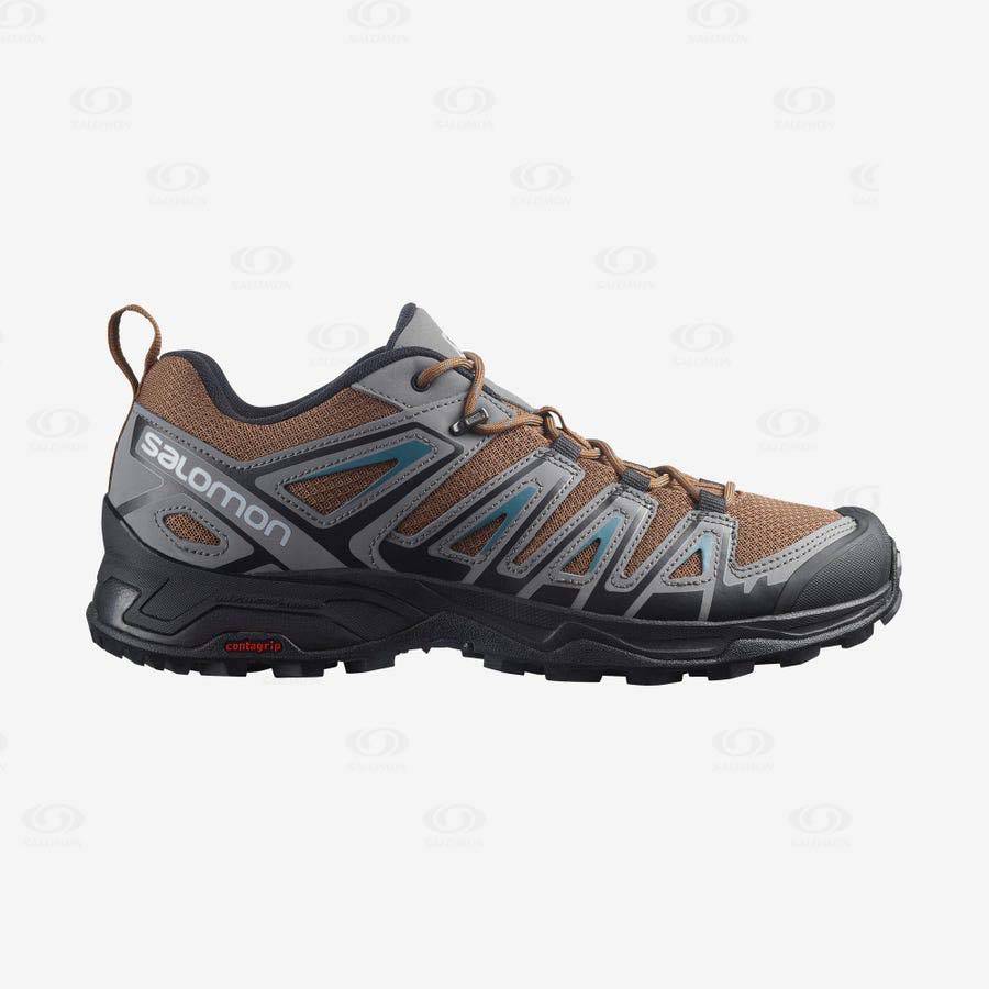 Salomon X ULTRA PIONEER Vandringsskor Herr Grå Bruna | SE-M2602