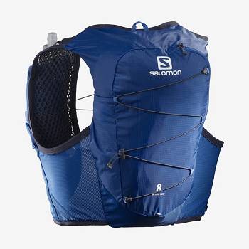 Salomon ACTIVE SKIN 8 Löparryggsäck Herr Blå | SE-W1750