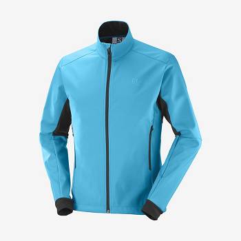 Salomon Jacka AGILE SOFTSHELL Softshelljacka Herr Blå | SE-S1814