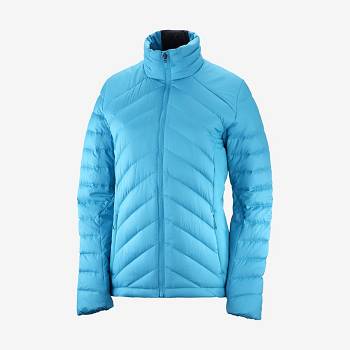 Salomon Jacka ESSENTIAL XWARM DOWN Softshelljacka Dam Blå | SE-W2090