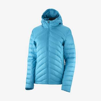 Salomon Jacka ESSENTIAL XWARM DOWN Softshelljacka Dam Blå | SE-wO1845