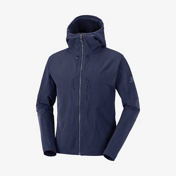 Salomon Jacka OUTPEAK SOFTSHELL Softshelljacka Herr Marinblå | SE-O1754