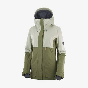 Salomon Jacka PROOF LIGHT Softshelljacka Dam Olivgröna | SE-M2343