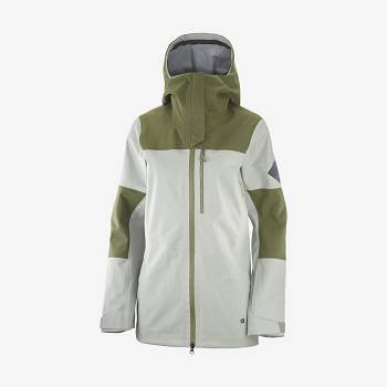 Salomon Jacka STANCE 3L Softshelljacka Dam Olivgröna | SE-S1149