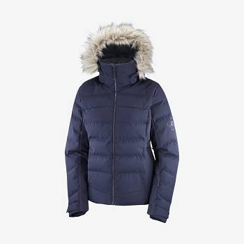 Salomon Jacka STORMCOZY Softshelljacka Dam Marinblå | SE-O1859