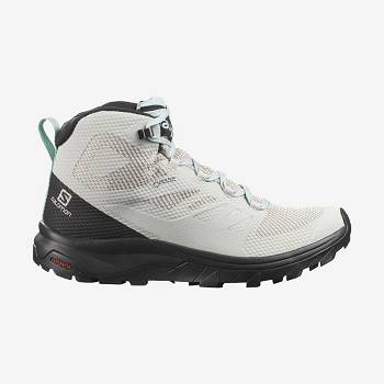 Salomon OUTLINE MID GORE-TEX Vattentäta Skor Dam Beige | SE-M1699