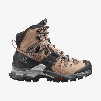 Salomon QUEST 4 GORE-TEX Vattentäta Skor Dam Bruna | SE-W1450