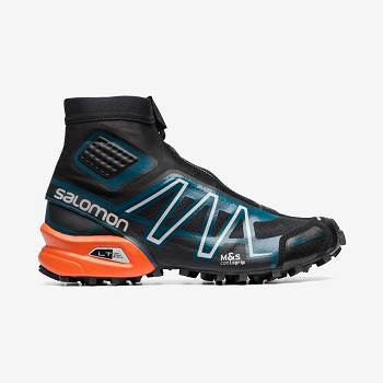 Salomon SNOWCROSS ADVANCED Sneakers Herr Svarta Blå Orange | SE-N2331