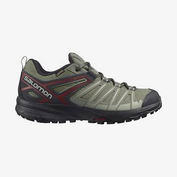 Salomon X CREST GORE-TEX Vandringsskor Herr Olivgröna | SE-wO2295