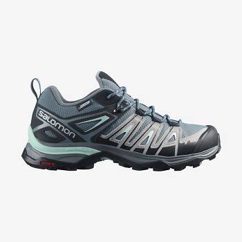 Salomon X ULTRA PIONEER CLIMASALOMON™ WATERPROOF Vandringsskor Dam Gröna | SE-W1140